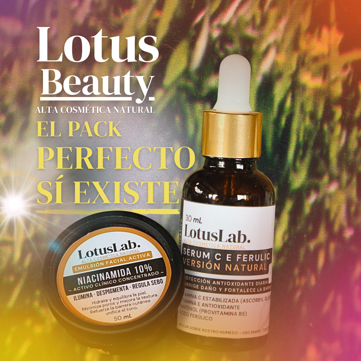 Pack Perfecto, Serum C E Ferulic +Crema Niacinamida 10%